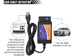 ELM327 OBD2 Scanner USB Android Adapter