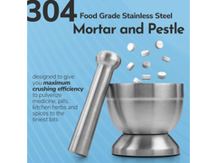 Stainless Steel Pill Crusher Medicine Grinder