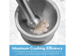 Stainless Steel Pill Crusher Medicine Grinder