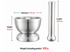 Stainless Steel Pill Crusher Medicine Grinder