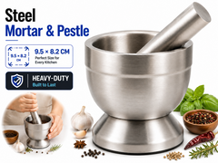 Stainless Steel Pill Crusher Medicine Grinder