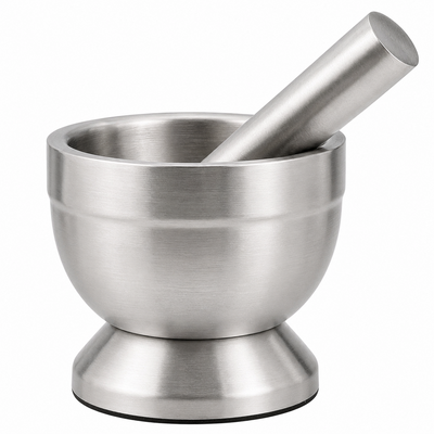 Stainless Steel Mortar and Pestle Spice Grinder