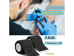 Bandage Wrap 2 Inches × 5 Yards Black