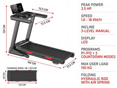 Incline Treadmill Mechanical Treadmill Walking Machine