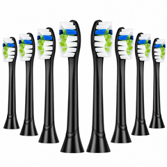 Toothbrush Heads Philips Sonicare W2 Black Replacement
