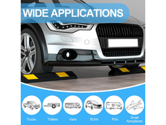 Rubber Parking Wheel Stops 2PCS