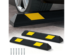 Rubber Parking Wheel Stops 2PCS