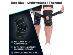 Knee Support 2 Pack with Dual Spring Support