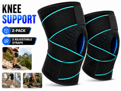 Knee Support 2 Pack with Dual Spring Support