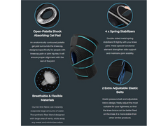 Knee Support 2 Pack with Dual Spring Support