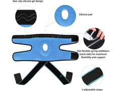 Knee Support 2 Pack with Dual Spring Support