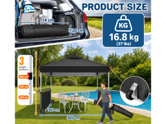 Gazebo 3X3M Outdoor Gazebos Wedding Party Camping Tent