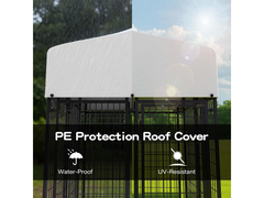Outdoor Dog Run with Shade Sail