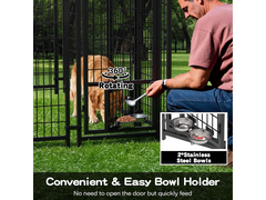 Outdoor Dog Run with Shade Sail