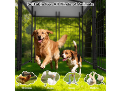Outdoor Dog Run with Shade Sail
