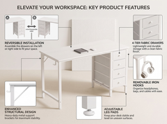 Computer Desk with Drawers