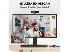 Webcam Web Camera 4K HD USB Autofocus