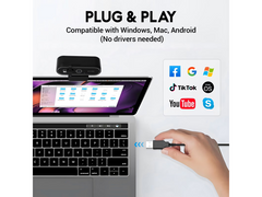 Webcam Web Camera 4K HD USB Autofocus