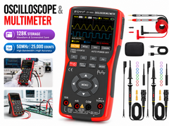 3 in 1 Automotive 50MHz Dual Channel Multimeter Signal Generator