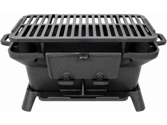 Hibachi Style Cast Iron Charcoal BBQ Grill