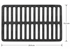 Hibachi Style Cast Iron Charcoal BBQ Grill