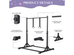 Adjustable Gymnastics Bar Heavy Duty Home Training Bar