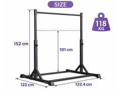 Adjustable Gymnastics Bar Heavy Duty Home Training Bar