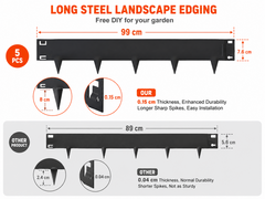 Garden Lawn Edging Steel