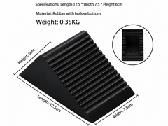 Rubber Wheel Chock 2 Pack