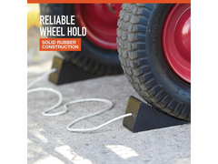 Rubber Wheel Chock 2 Pack