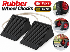 Rubber Wheel Chock 2 Pack