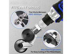 Sheet Metal Nibbler Drill Plate Cutter