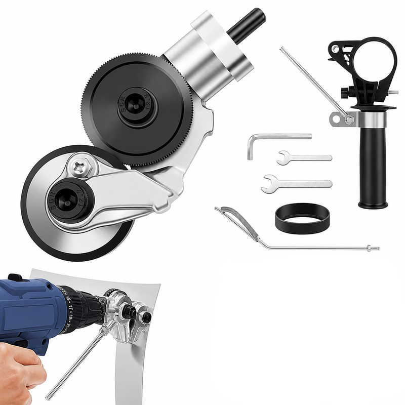 Metal Nibbler Sheet Cutter Drill Attachment Electric Plate Cutter