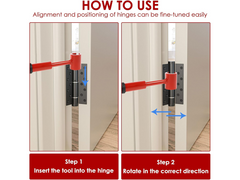 Door Hinge Adjustment Tool 4 in 1