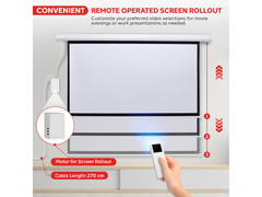 Pull Down Projector Screen