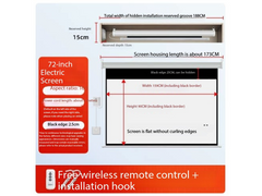 Pull Down Projector Screen