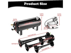 150DB Train Air Horn Kit