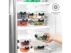 12 Piece Glass Storage Containers with Lids