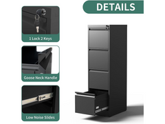 Metal File Cabinet 4 Drawer