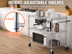 Kitchen Trolley 3 Tier