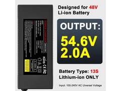 54.6V 2A Electric Scooter Charger