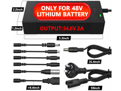 54.6V 2A Electric Scooter Charger