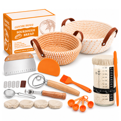 Sourdough Starter Kit with Bread Proofing Basket
