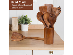 Wooden Kitchen Utensils Set
