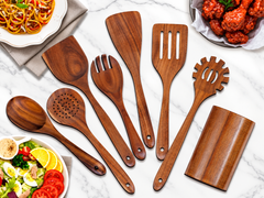 Wooden Kitchen Utensils Set