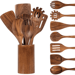 Wooden Kitchen Utensils Set