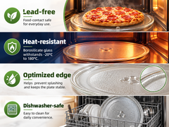 Microwave Turntable Glass Plate