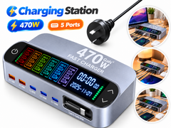 470W USB C Charging Station