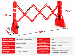 Expandable Safety Barricade