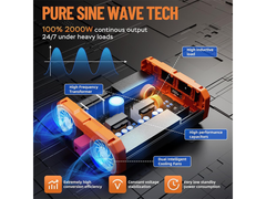 Pure Sine Wave Inverter 2000W 48V DC to 230V AC 4000W Peak